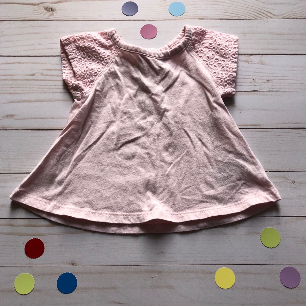 Gap pink short sleeve shirt